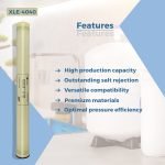 Ozmosis XLE-4040 Reverse Osmosis Membrane for Water Filtration System 4"x40" High Performance, Extra Low Pressure, 99.7% Salt Rejection, Made with Premium Toray Brand Sheets and Dow Glue