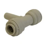 1/4″ PTC x 1/4″ PTC x 1/4″ Tube Stem Branch Stem Tee - Acetal