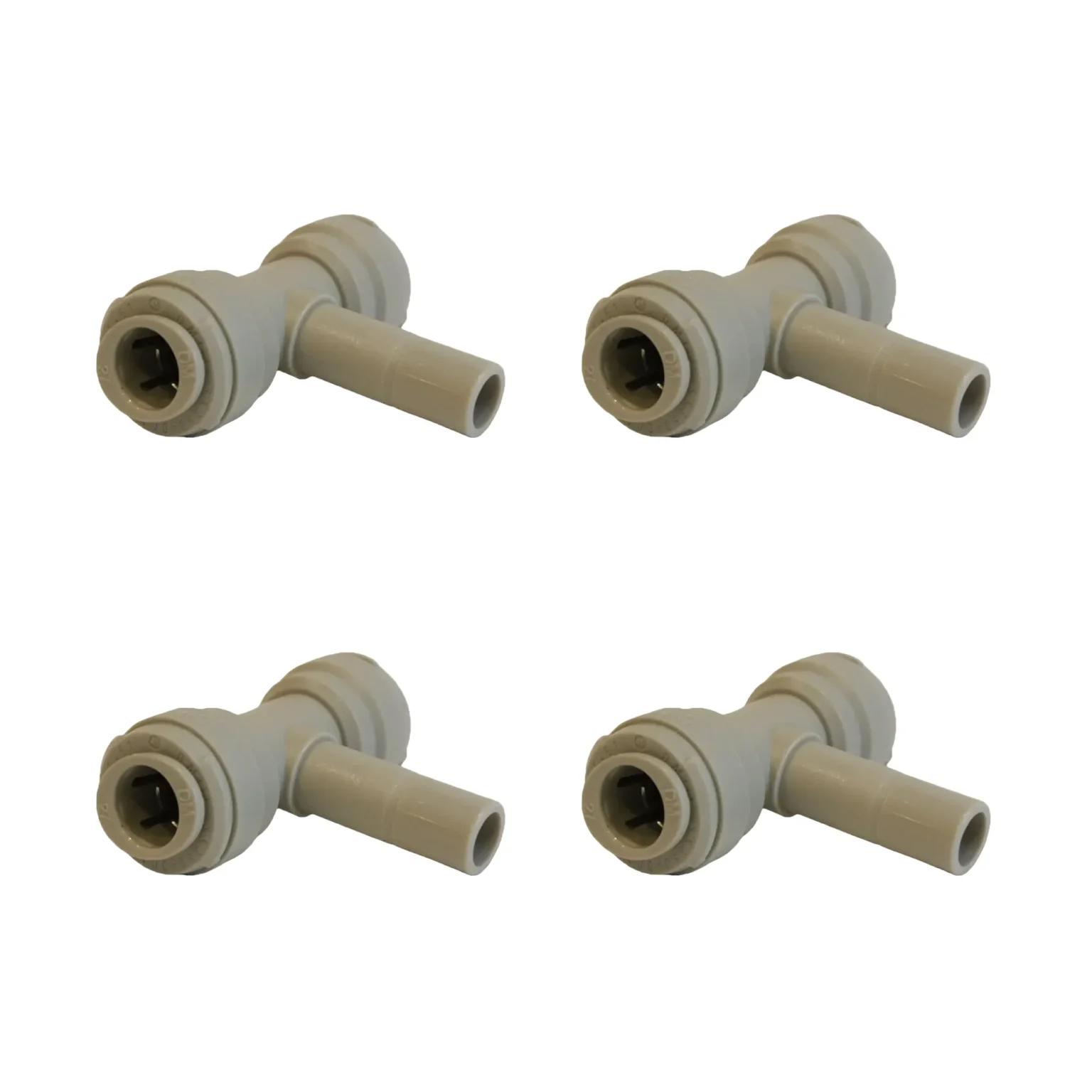 1/4″ PTC x 1/4″ PTC x 1/4″ Tube Stem Branch Stem Tee - Acetal