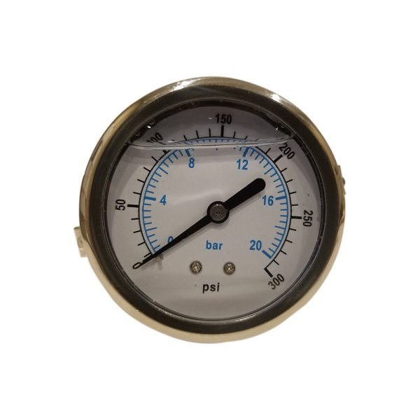 ALL Stainless Steel 304 Liquid Filled Pressure Gauge