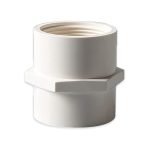 Coastal Water Filters PVC Female Thread Adapter Plumbing Maintenance, White