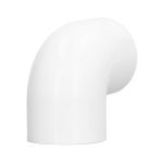 Coastal Water Filters PVC Pipe 90 Degree Elbow Spear Socket to Socket | White