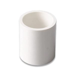 Coastal Water Filters PVC Pipe fitting Straight Coupling Connector White