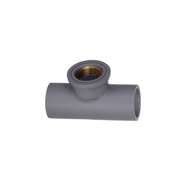 Coastal Water Filters Female Tee for Plumbing Water Line, Copper Thread