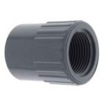 Coastal Water Filters Female Thread Adapter, Home Sewer Plumbing Water Line | Black