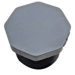 Coastal Water Filters Male Thread Hose Plug for Plumbing Improvement | Black