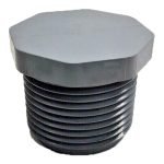 Coastal Water Filters Male Thread Hose Plug for Plumbing Improvement | Black