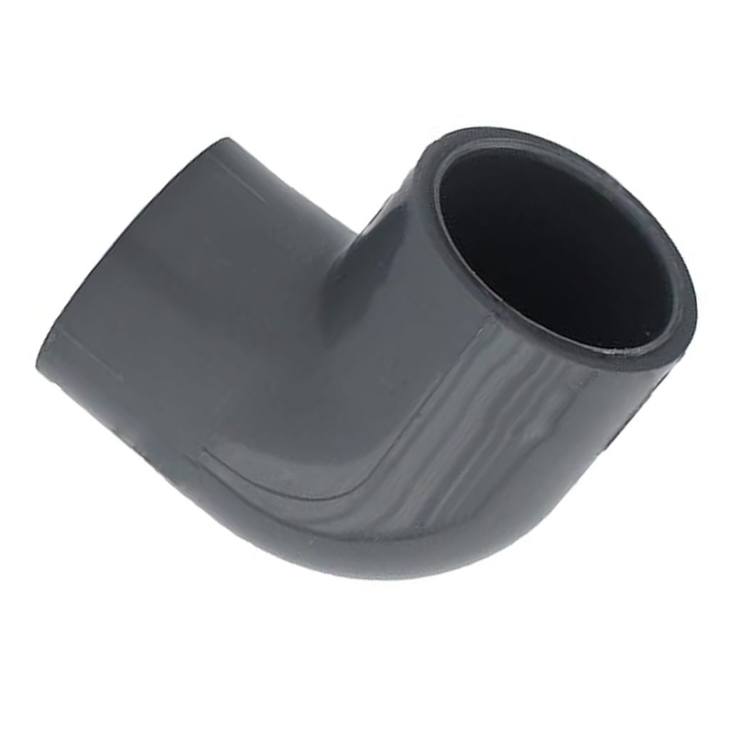 Coastal Water Filters PVC Pipe 90-Degree Elbow, Plumbing Improvement | Black