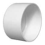 Coastal Water Filters PVC Pipe End Cap Plug Adapter for Plumbing Water Line | White