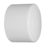 Coastal Water Filters PVC Pipe End Cap Plug Adapter for Plumbing Water Line | White