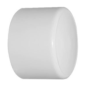 Coastal Water Filters PVC Pipe End Cap Plug Adapter for Plumbing Water Line | White