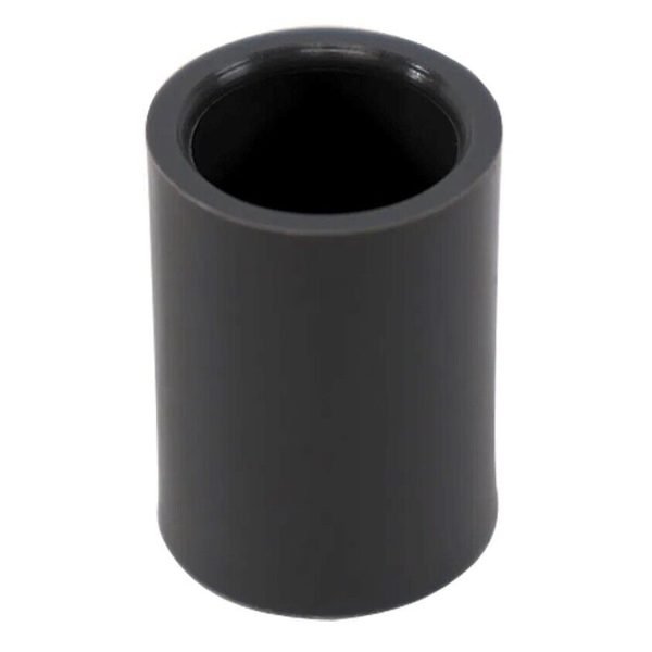 Coastal Water Filters Straight PVC Pipe Fitting Coupling Adapters Connector | Black