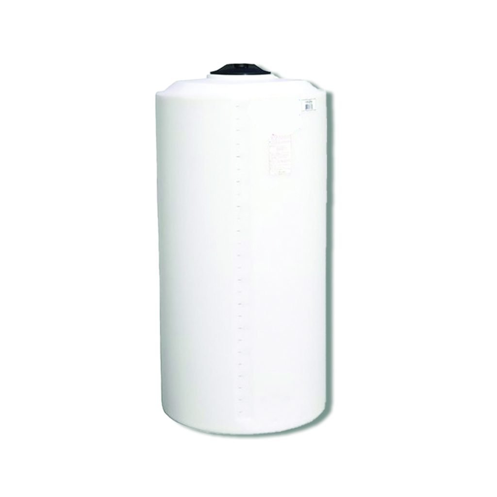 Coastal Water Filters 265 Gallon Vertical Water Storage Tank (31″ D x 91″ H, w/ 1.25″ Bulkhead, ), Lid – 16″ w/ 4″ Center | Natural (Peabody)