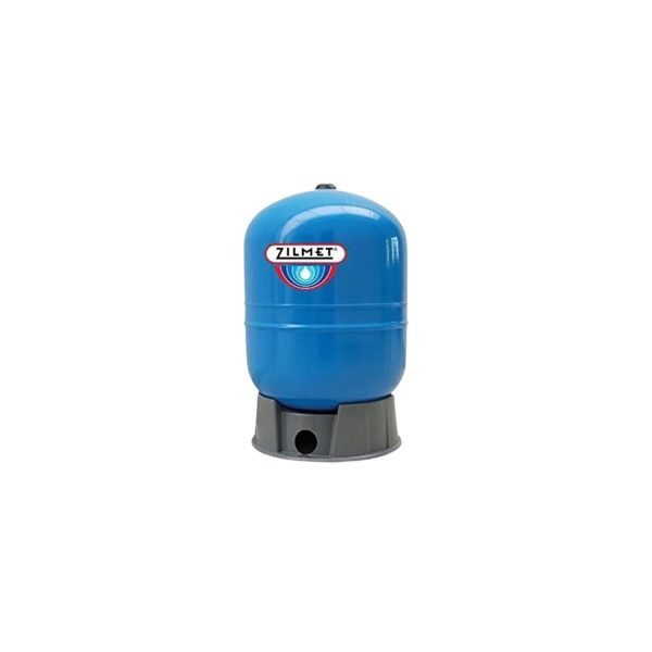 Zilmet Vertical Well Tanks with Hydro-Plus Blue Bottom Connection 1" NPT for water system , 21.1 Gal (80 liter)