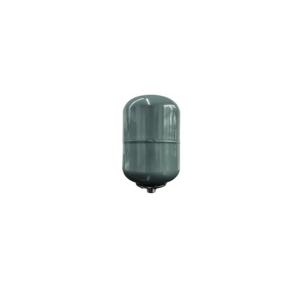 Ozmosis PT2 All SS 304 Stainless Steel Outdoor Well Pressure Tank 2 gal (8L) 3/4"NPT Vertical Butyl Membrane Grey. For Outdoor Use Only ((2 year Warranty)) (OZES2SS, OZES8SS07523, 8L Pressure tank)