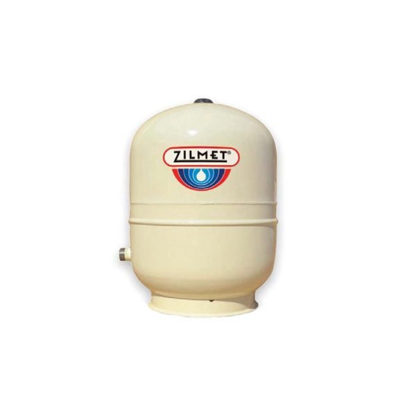 Zilmet 52.8 Gal (200 liter)Hydro-Plus Vertical Well Tanks for Plumbing Improvement with Tan Side Connection,1.25" NPT