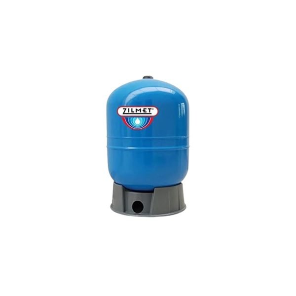 Zilmet Hydro-Plus Vertical Well Tanks for Plumbing Improvement with Blue Bottom Connection , 1.25 NPT , 27.7 Gal (105 liter)