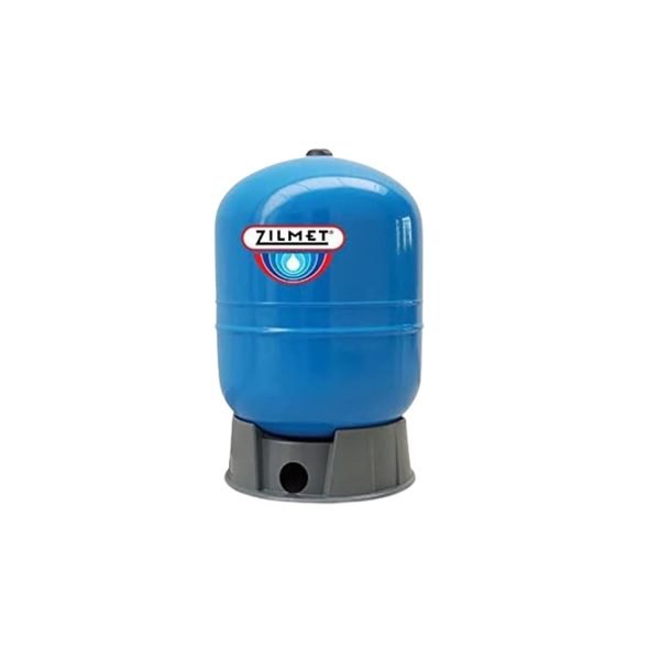 Zilmet Hydro-Plus Vertical Well Tanks for Plumbing Improvement with Blue Bottom Connection, 1.25" NPT, 34.1 Gal (129 liter)