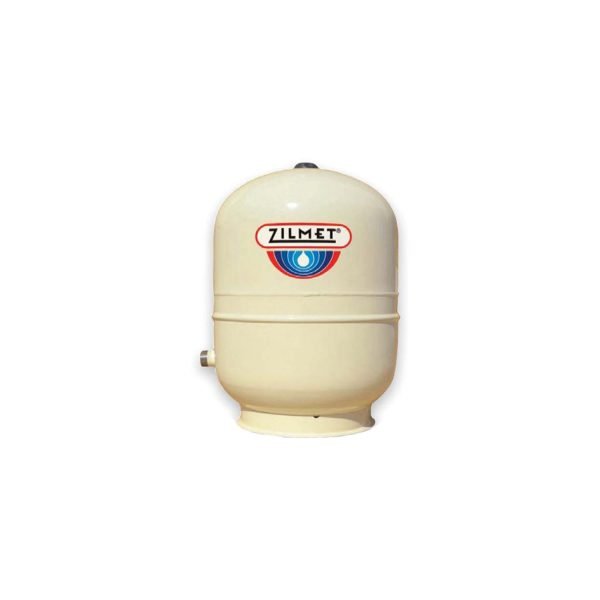 Zilmet Hydro-Plus Vertical Well Tanks for Plumbing Improvement with Tan Side Connection, 1.25" NPT, 27.7 Gal (105 liter)