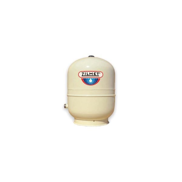 Zilmet Vertical Well Tanks for Plumbing Improvement with Hydro-Plus Tan Side, 1" NPT , 21.1 Gal (80 liter)