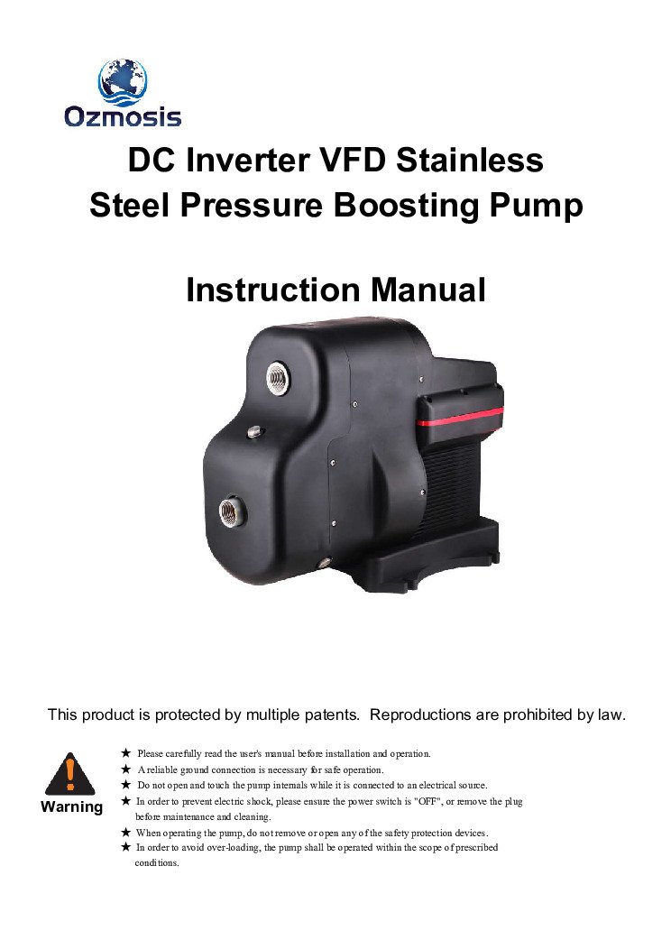thumbnail of Ozmosis- EZ Black Pump- Manual