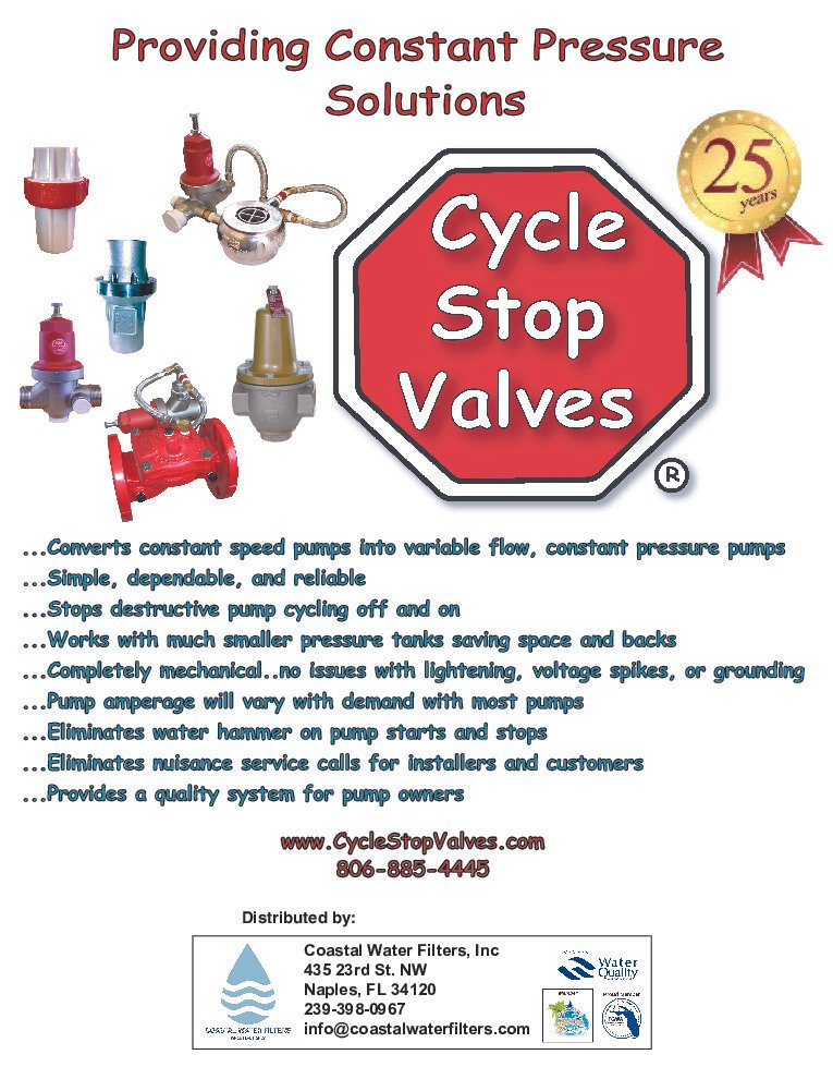 thumbnail of Cycle Stop Valves – Product Brochure