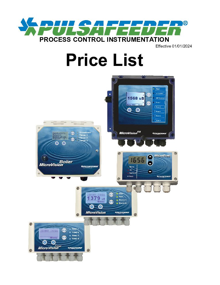 thumbnail of PulsaFeeder – Process Control Instrument – Price List 2024