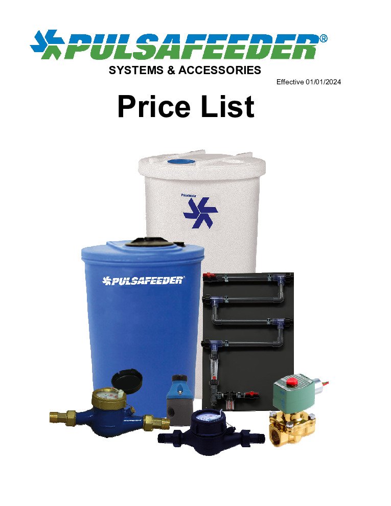 thumbnail of PulsaFeeder – Systems & Accessories – Price List 2024